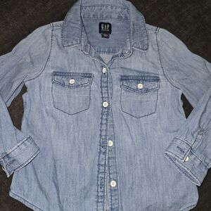 GAP Kids Blue Denim Shirt